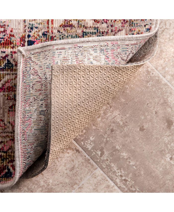 nuLoom Luxe Pad Premium Snowflake NonSlip Grip Gray 2' x 4' Rug Pad