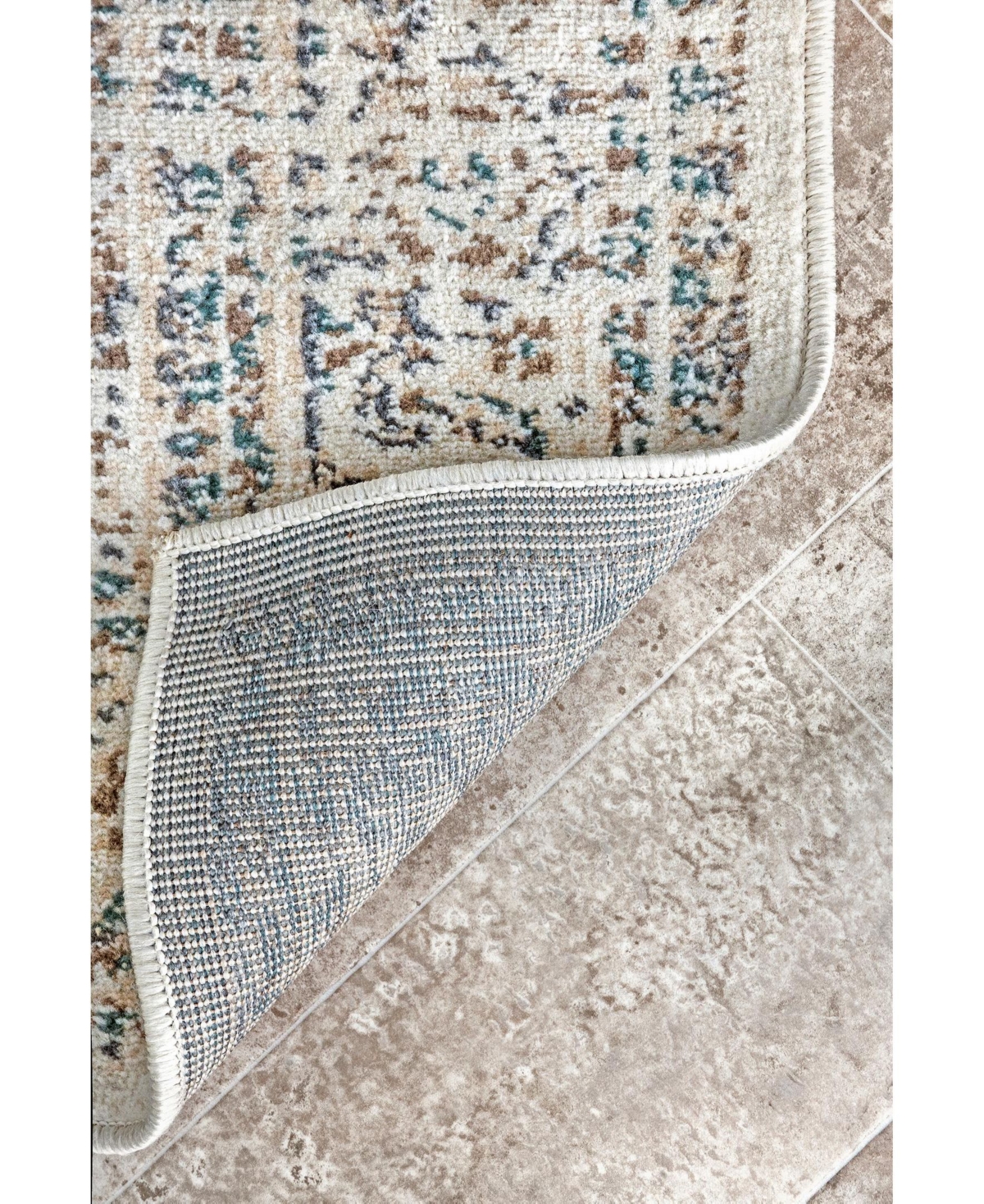 nuLoom Manor Vintage-Inspired TanithArea Rug - Cream