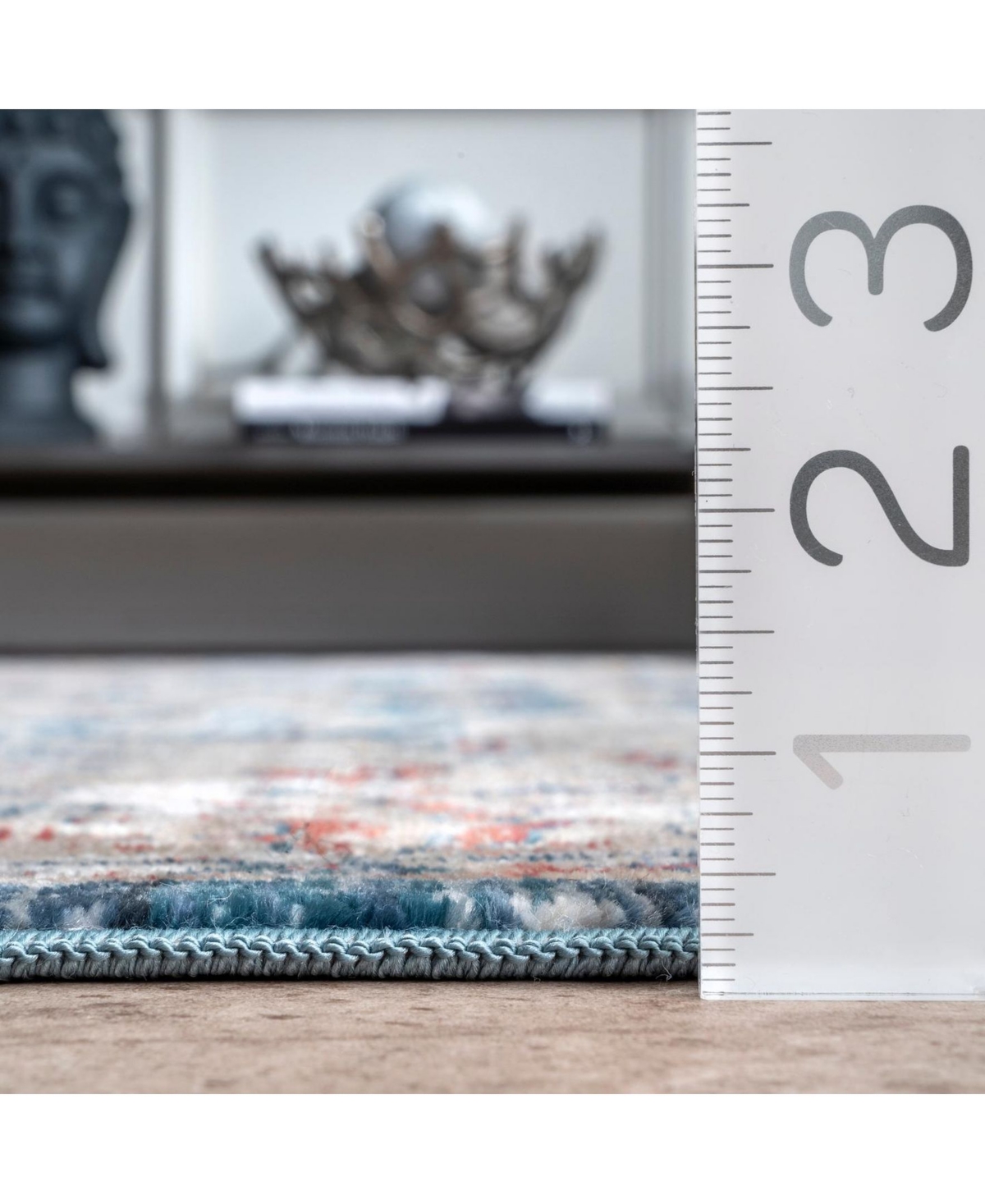 nuLoom Selina Kara Vintage-InspiredArea Rug - Gray