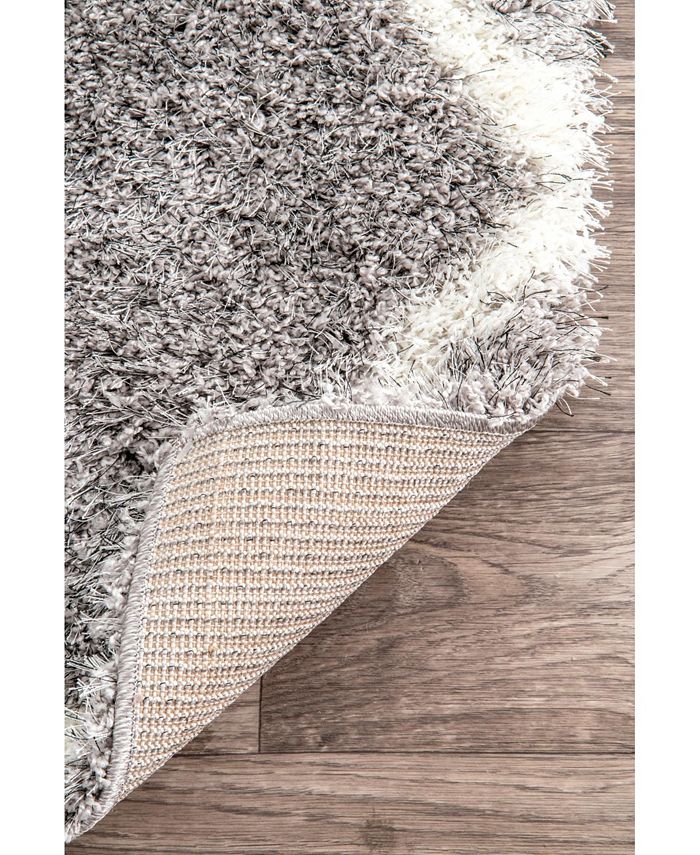 nuLoom Plush Shag Soft and Plush Diamond 4' x 6' Area Rug Macy's