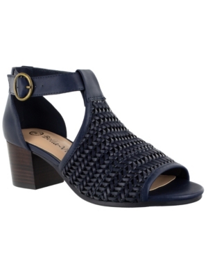 image of Bella Vita Ripley Ii Women-s Woven Block Heel Sandals Women-s Shoes