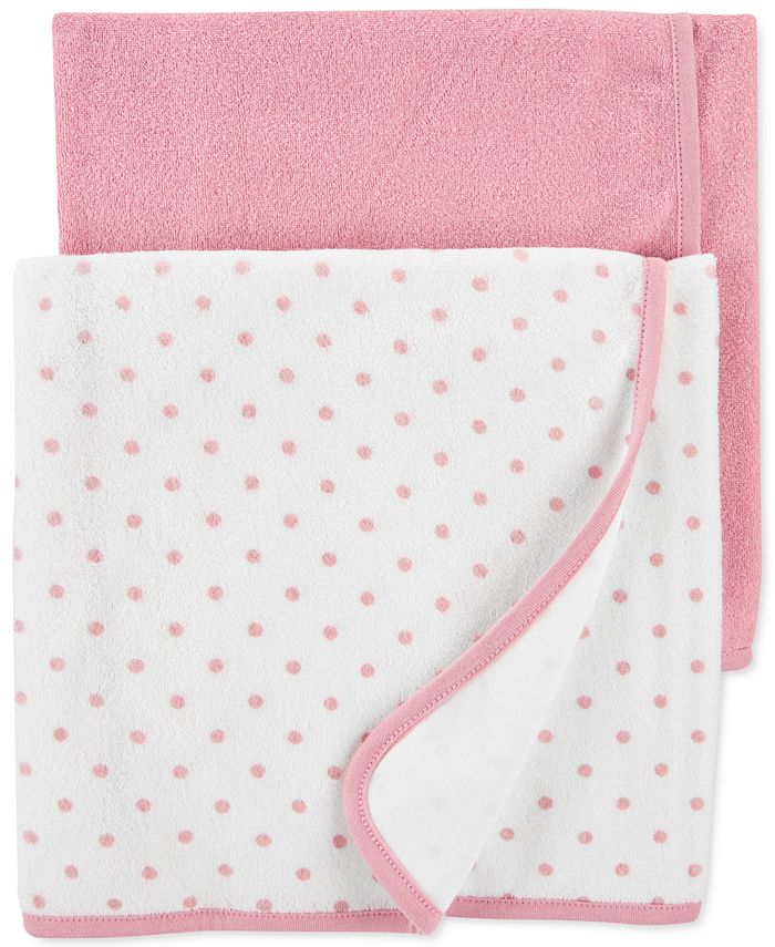Carter's - Baby Girls 2-Pk. Terry Cloth Towels