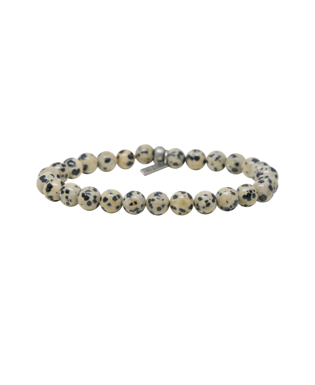 Dalmatian Jasper Elastic Beaded Bracelet - Multi