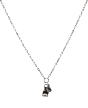 image of Mr Ettika Ox Chain Necklace with Boxing Glove Charm