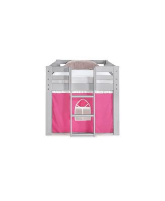 Jasper Twin Junior Loft Bed, Frame and Bottom Playhouse Tent