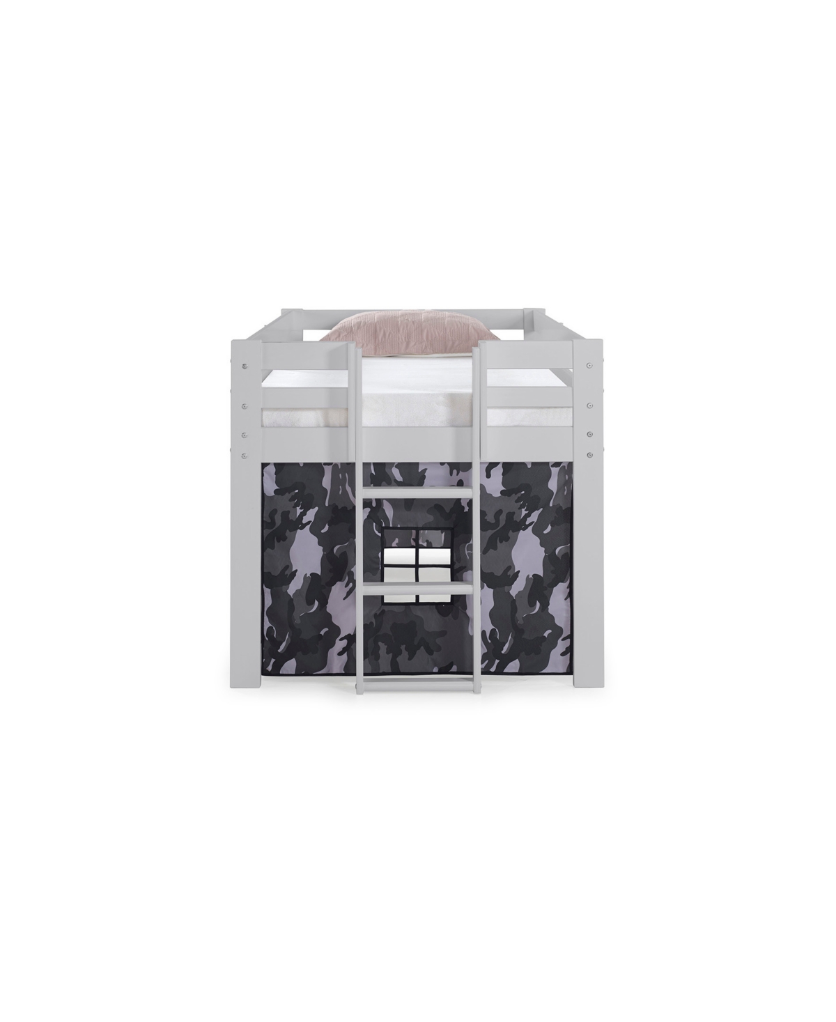 Alaterre Furniture Jasper Junior Loft Bed, Frame and Bottom Playhouse Tent
