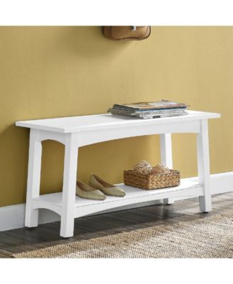 Craftsbury Wood Entryway Bench