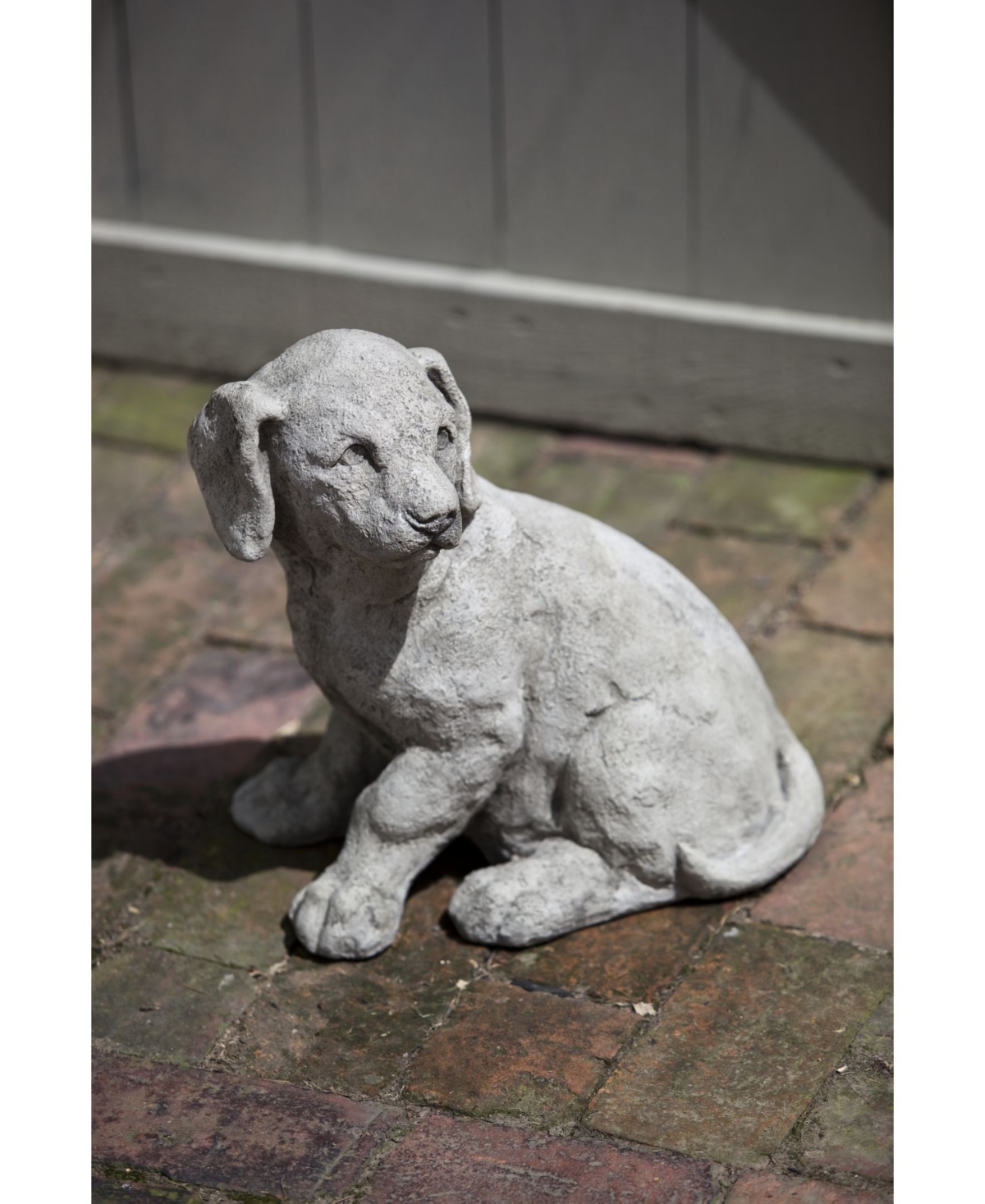 Campania International Lab Pup Garden Statue