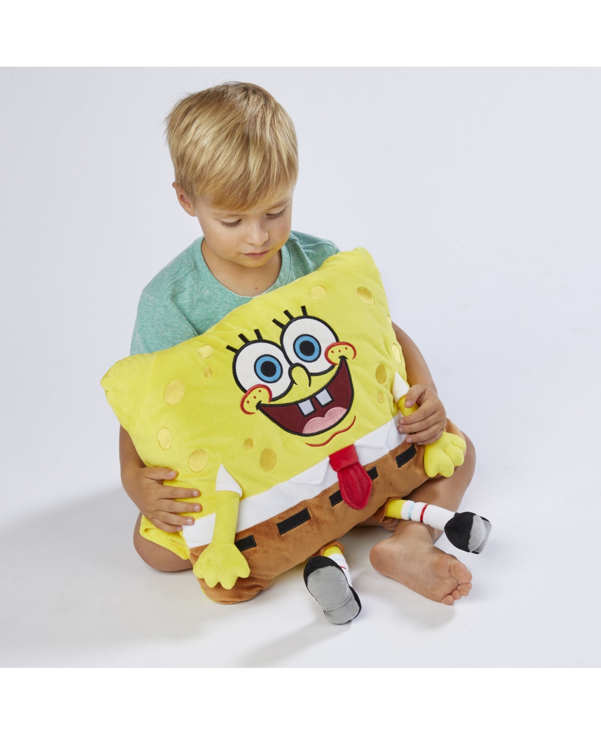 Pillow Pets Nickelodeon Spongebob Squarepants Stuffed Animal Plush Toy In Yellow