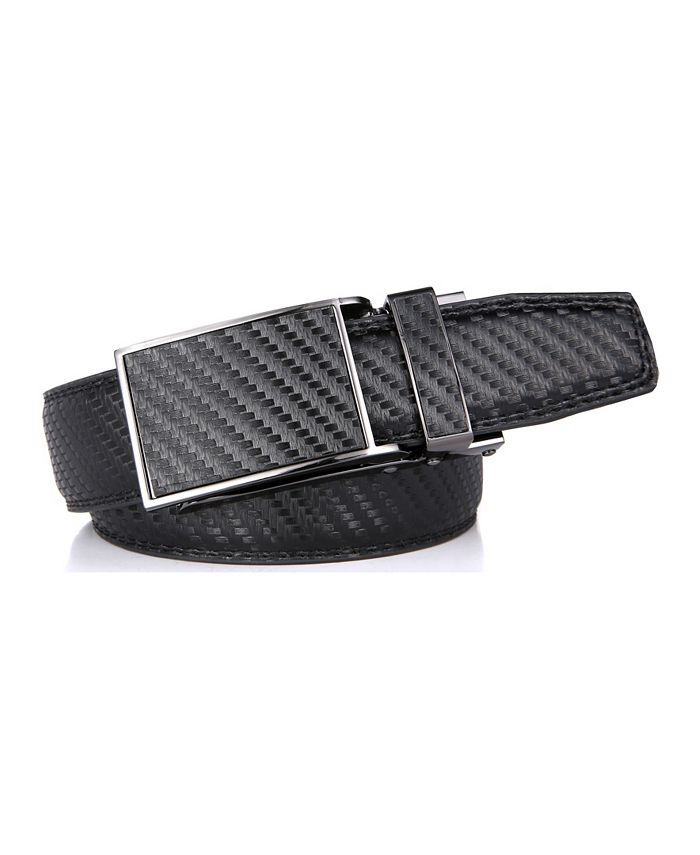Mio Marino Men's Linxx Designer Ratchet Leather Belt & Reviews All