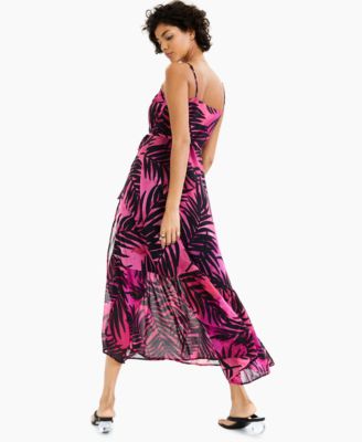 Bar III Printed Maxi Wrap Dress, Created For Macy's - Macy's