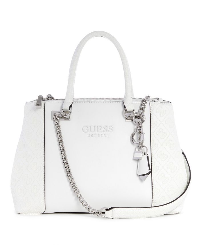 GUESS Holly Embossed Status Carryall - Macy's