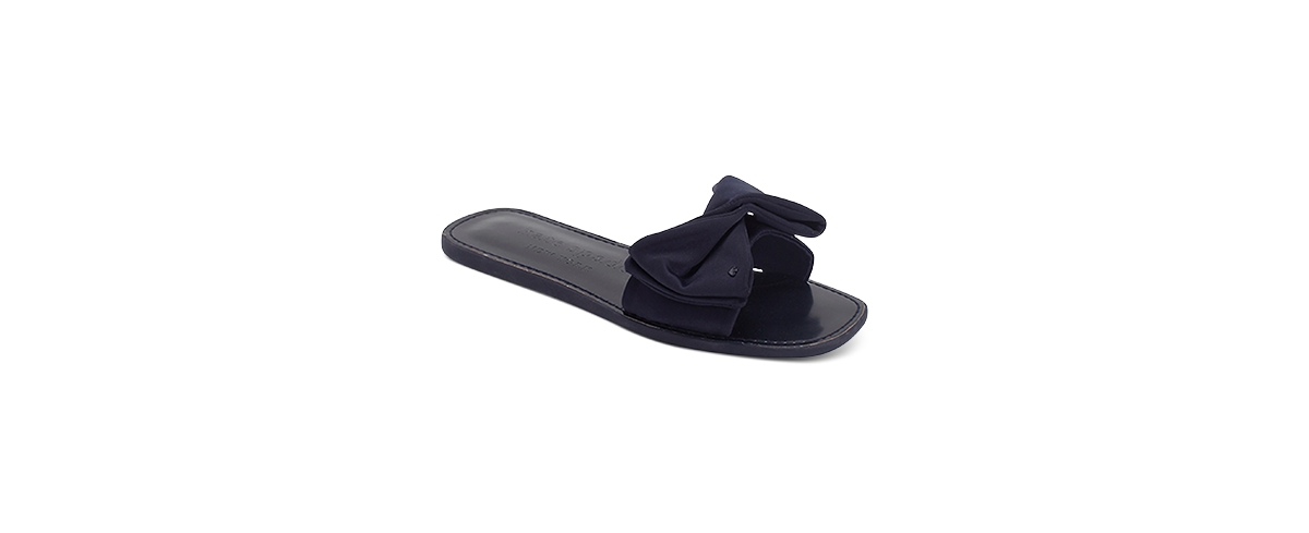 Women's Bikini Slide Sandals - Navy
