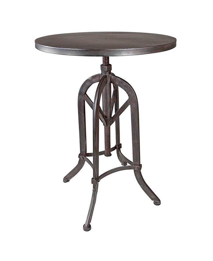 Design Toscano Industrial Revolution Adjustable Height Side Table - Macy's