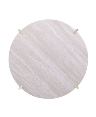 Valera Round Faux Marble Cocktail Table
