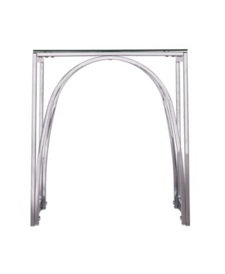 Arabelle Square Glass Top End Table