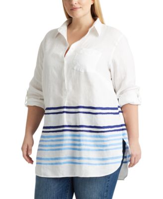 plus size linen clothing usa