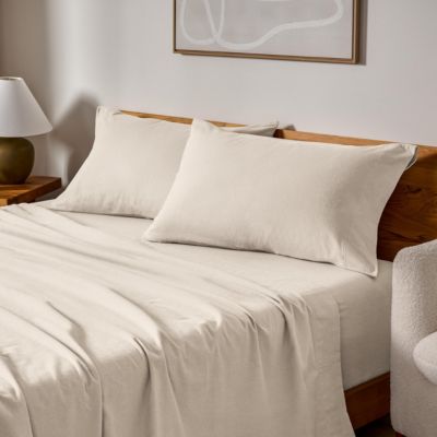 Cotton Flannel Pillowcase Set 2 Pack Standard Size