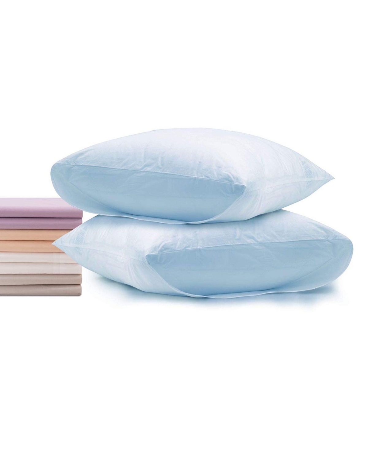 Superior Linen 100% Premium Cotton Pillow Cases - Soft and Breatheable - Envelope Enclosure - - Pink
