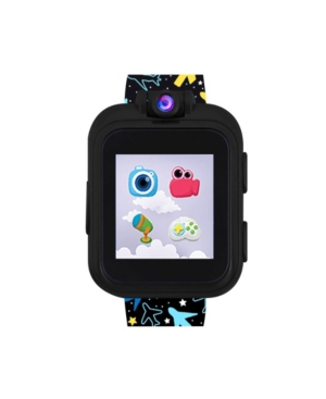 image of iTouch PlayZoom Black Smartwatch for Kids Airplane Print 42mm