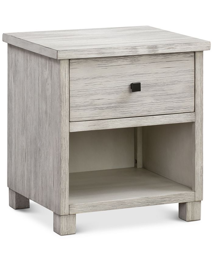 Furniture Canyon White Nightstand Created for Macy s Macy s