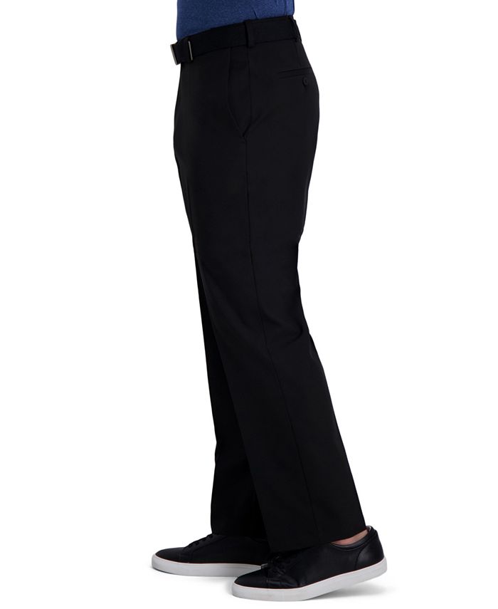 Black Dress Pants Men Haggar Men's Cool Right Performance Flex Pants - Slim  Fit Moisture-Wicking Dress Pants For Work & Golf