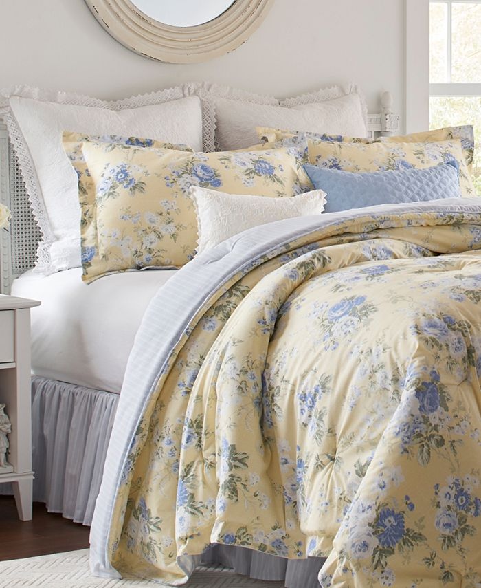 Laura Ashley Maybelle Comforter Set, King Macy's