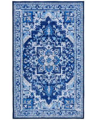 Seventh Studio - Blue Medallion Rug