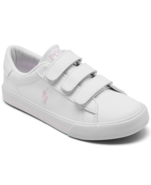 Polo Ralph Lauren Little Girls Easten Ii Ez Stay-Put Casual Sneakers from Finish Line