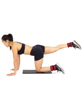 Ankle Weights 1.5 lb, Set of 2, Red