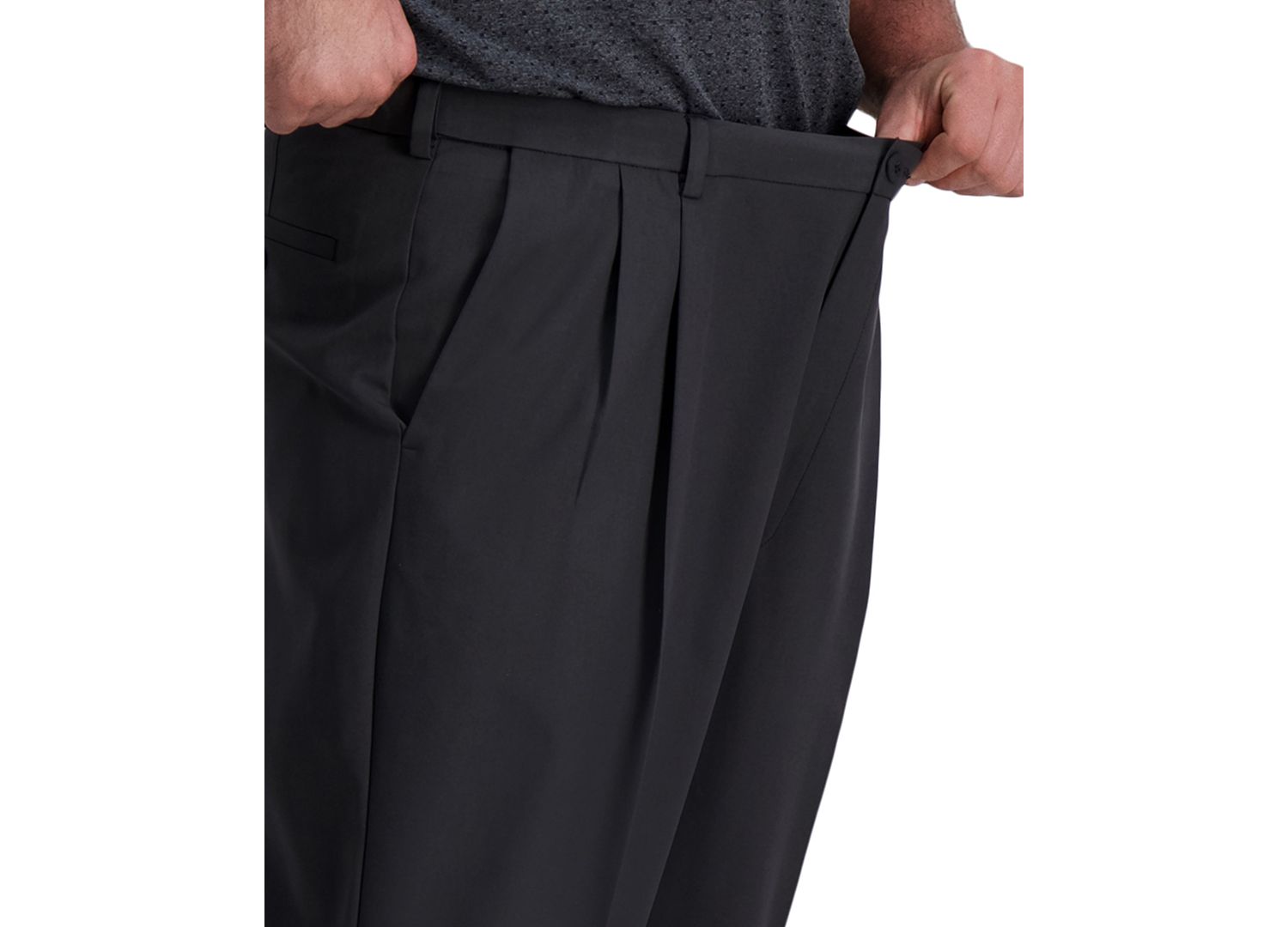 Big & Tall Cool Right Performance Flex Classic Fit Pleated Pant