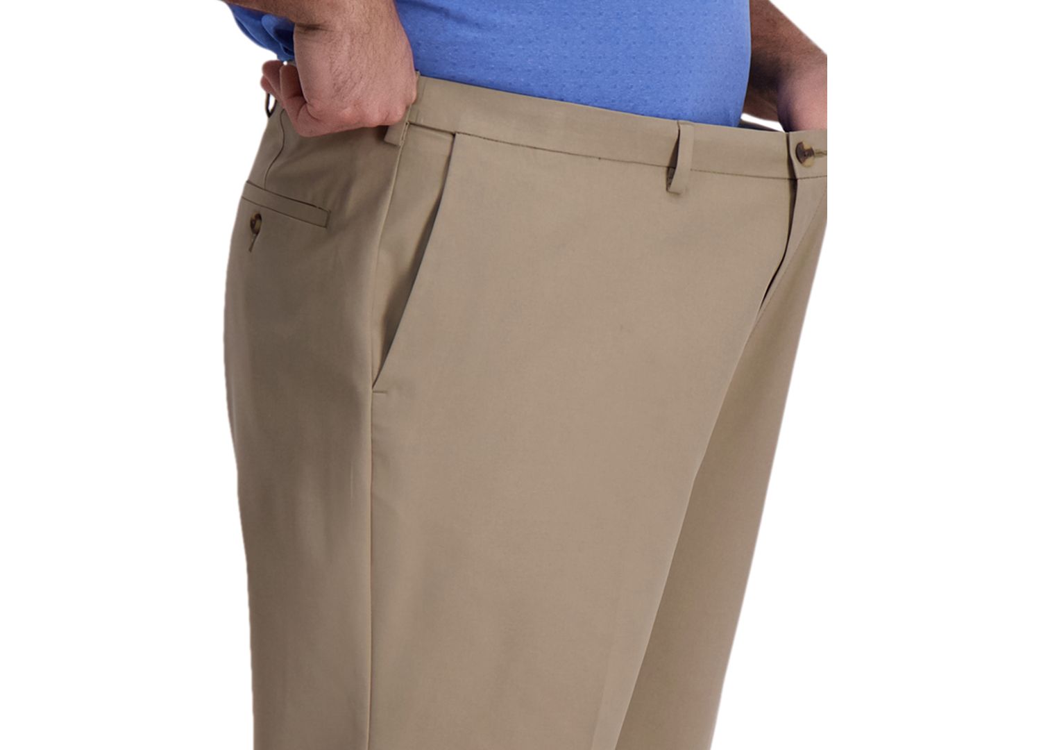 Big & Tall Cool Right Performance Flex Classic Fit Flat Front Pant