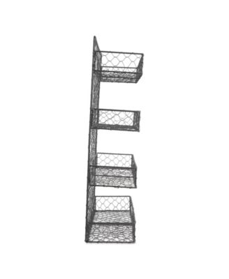 Double Wide 4 Row Chicken Wire Spice Rack