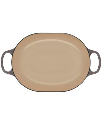 Enameled Cast Iron 3.75-Qt. Oval Casserole with Lid