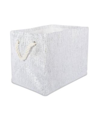 Design Imports Paper Bin Lurex Rectangle Small - Macy's