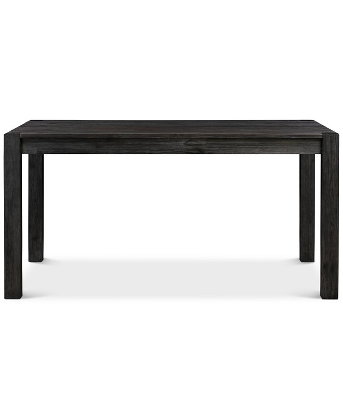 Furniture Avondale Graphite Rectangle Dining Table, Created for Macy's ...