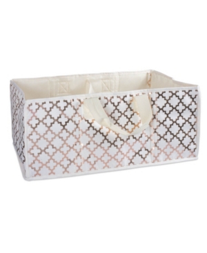 Design Imports Polyester Storage Lattice Rectangle All Purpose