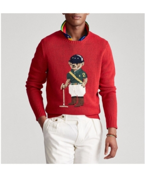 Polo Ralph Lauren Men's Riding Bear Sweater