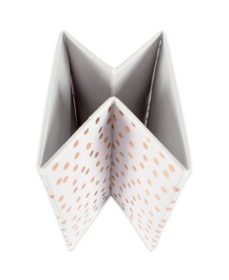 Non-woven Polyester Cube Small Dots Set of 2