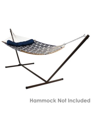 Large 2-Person Hammock Stand with Heavy-Duty Steel Beam Construction