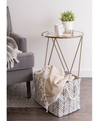 Polyester Bin Herringbone Square