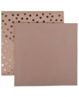 Non-woven Polyester Cube Dots Millennial Square Set of 4