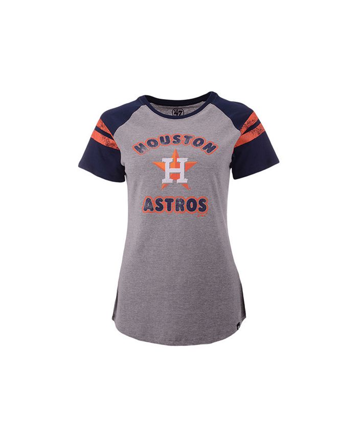 47 Brand Women's Houston Astros Fly Out Raglan T-shirt - Macy's