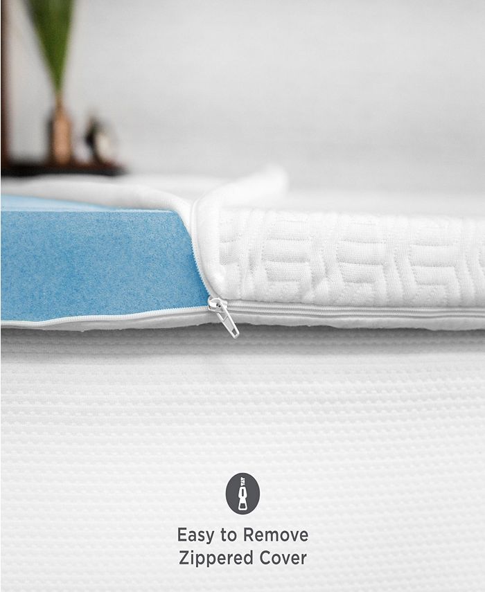 SensorPEDIC 2Inch Prime GelInfused Memory Foam King Mattress Topper