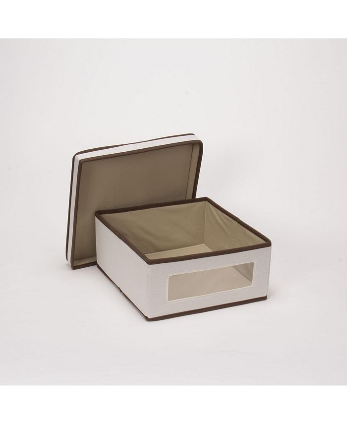 Household Essentials Small Canvas Storage Box Macy's