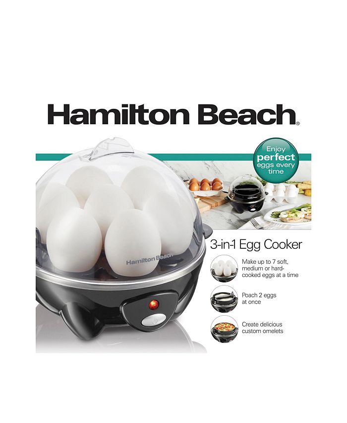 Hamilton Beach 3in1 Egg Cooker with 7 Egg Capacity Macy's