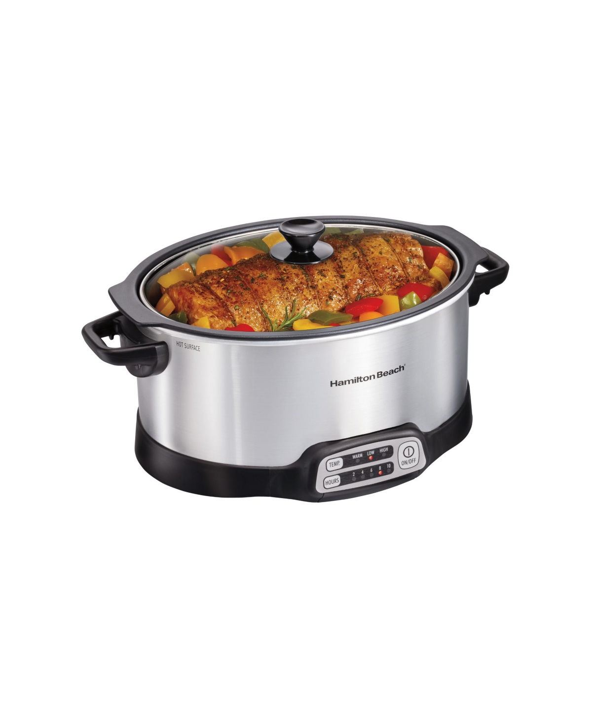 6-Qt. Stovetop Sear and Cook Slow Cooker - Silver