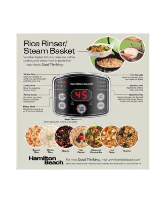 Rice/Hot Cereal Cooker - 37548