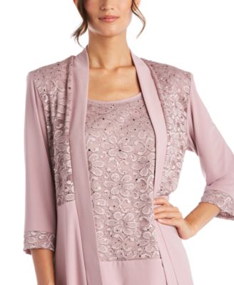 Sequined Lace 2-Pc. Set