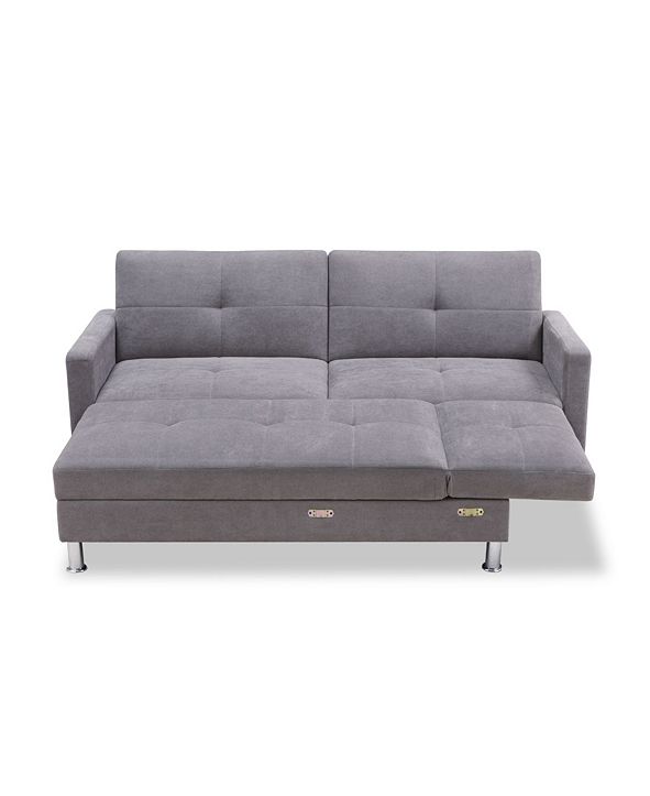 Gold Sparrow Davenport Convertible Sofa Bed Sectional with Storage